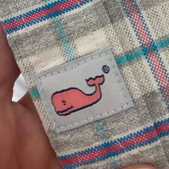 Vineyard Vines Blue Pink Red Plaid Checkered Slim Fit Murray Button Down Shirt - Picture 6 of 8